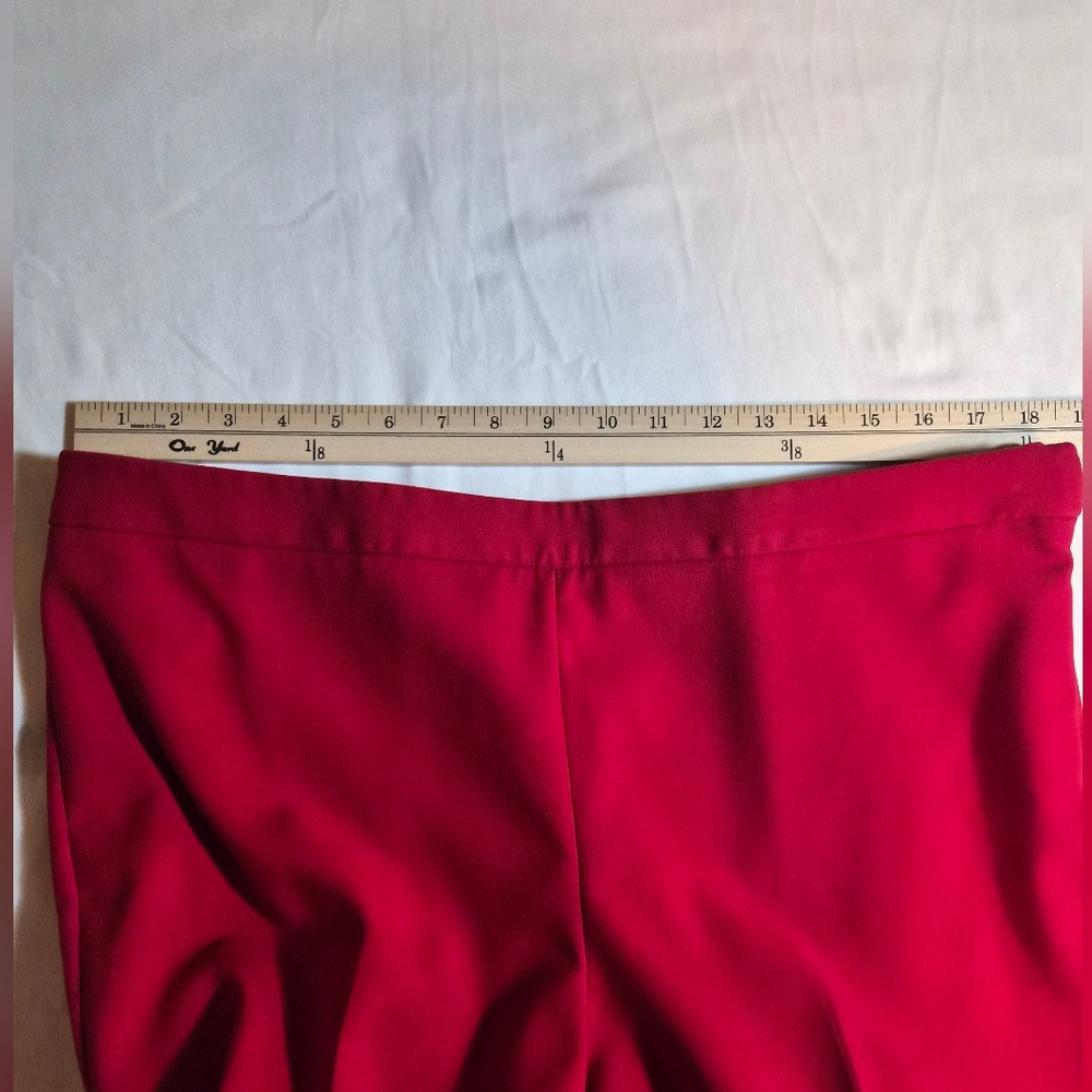 ​Talbots Red Power Suit Set - Fabric Woven in Italy 14P - Picture 6 of 16